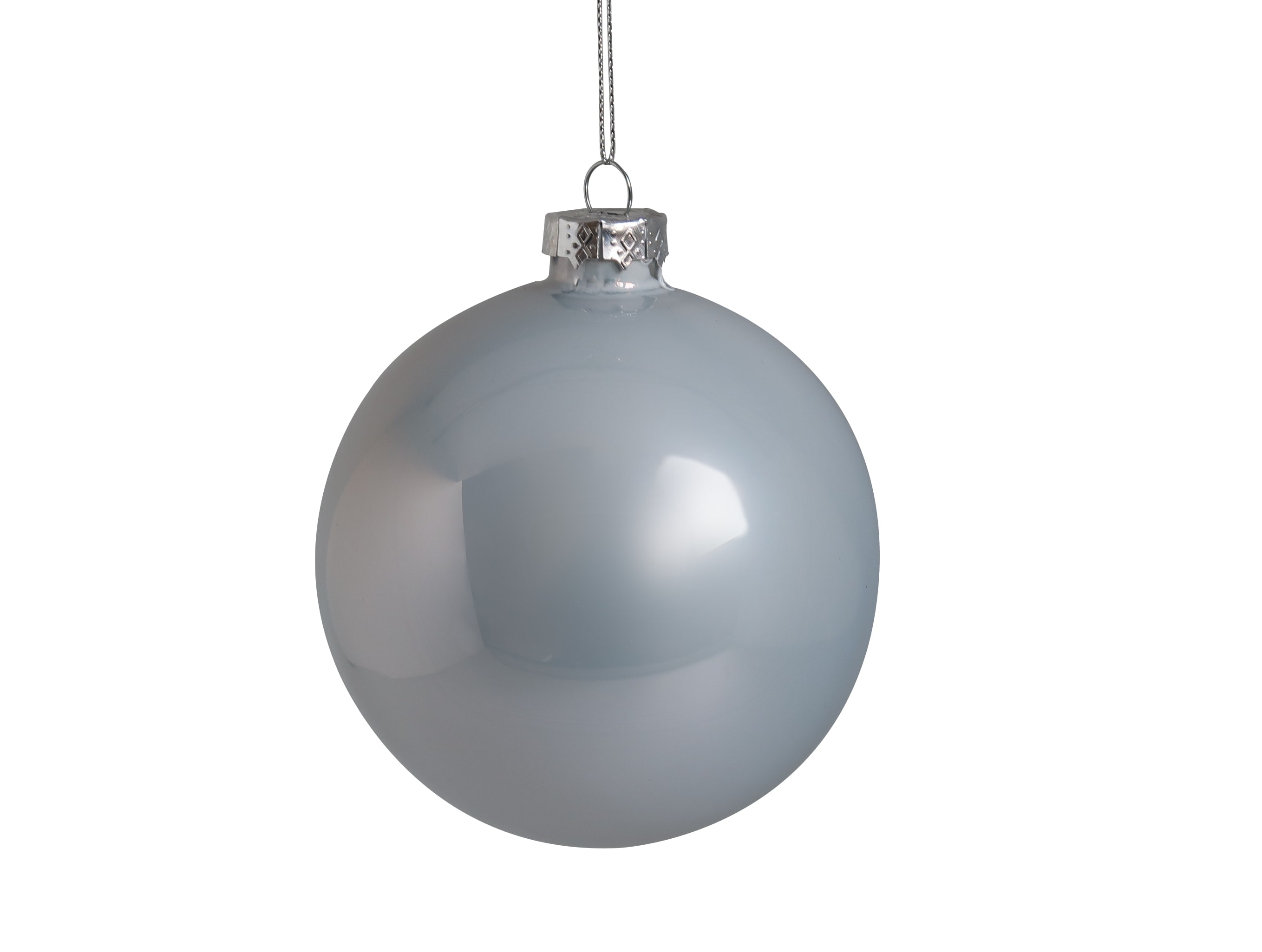 GIOCOPLAST NATALE SP GCP48121171 SFERA VETRO PERLATA ROYAL 100MM CLOUD
