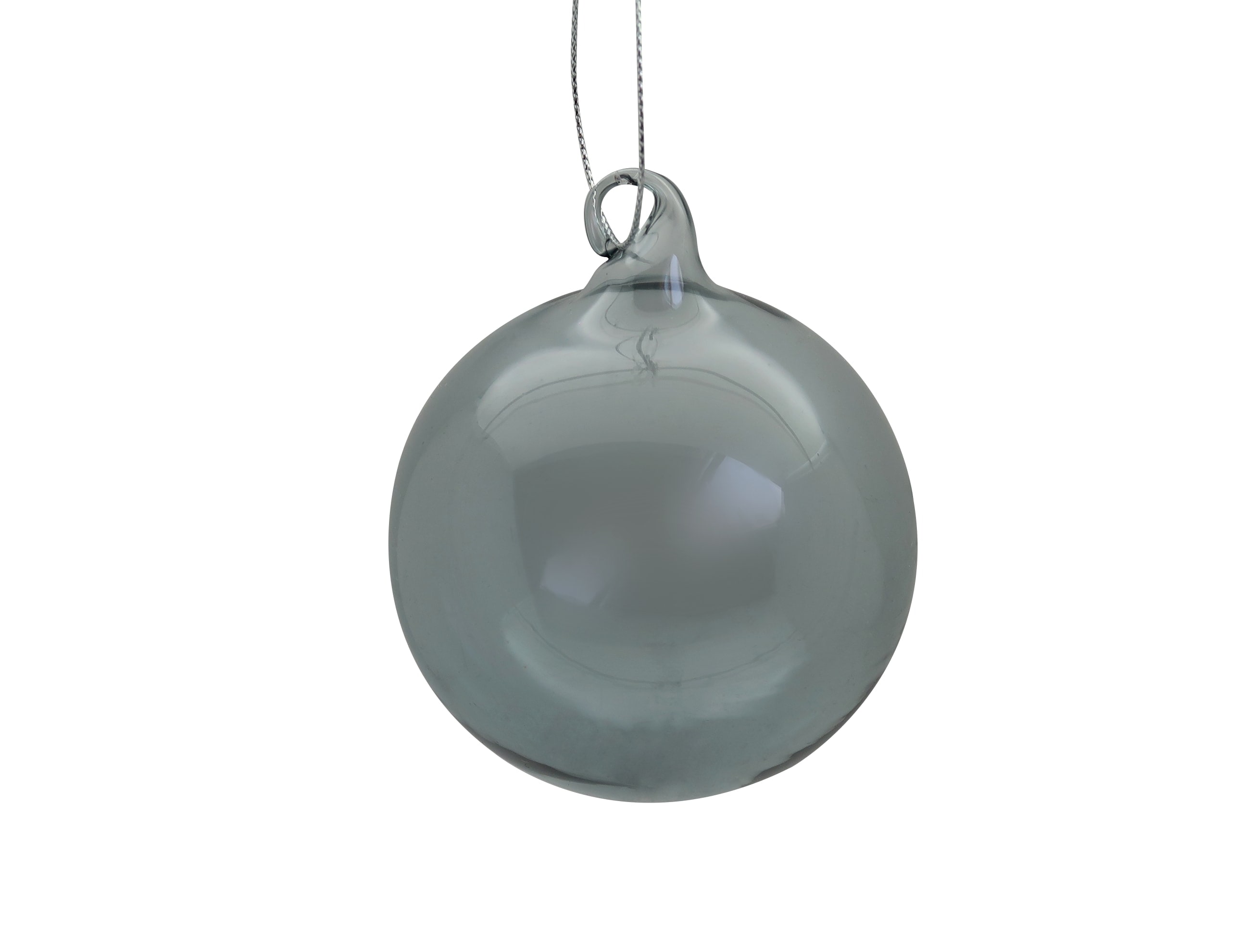 GIOCOPLAST NATALE SP GCP48121182 SFERA VETRO ROYAL CLEAR 80MM FUME