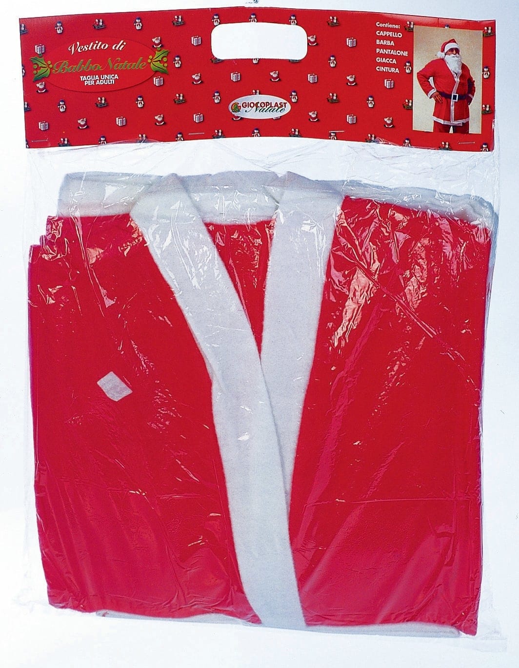 GIOCOPLAST NATALE SP GCP52060123 COSTUME BABBO NATALE
