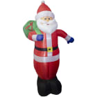 GIOCOPLAST NATALE SP GCP60122474 BABBO GONFIABILE H. 300 CM CON LUCI LED