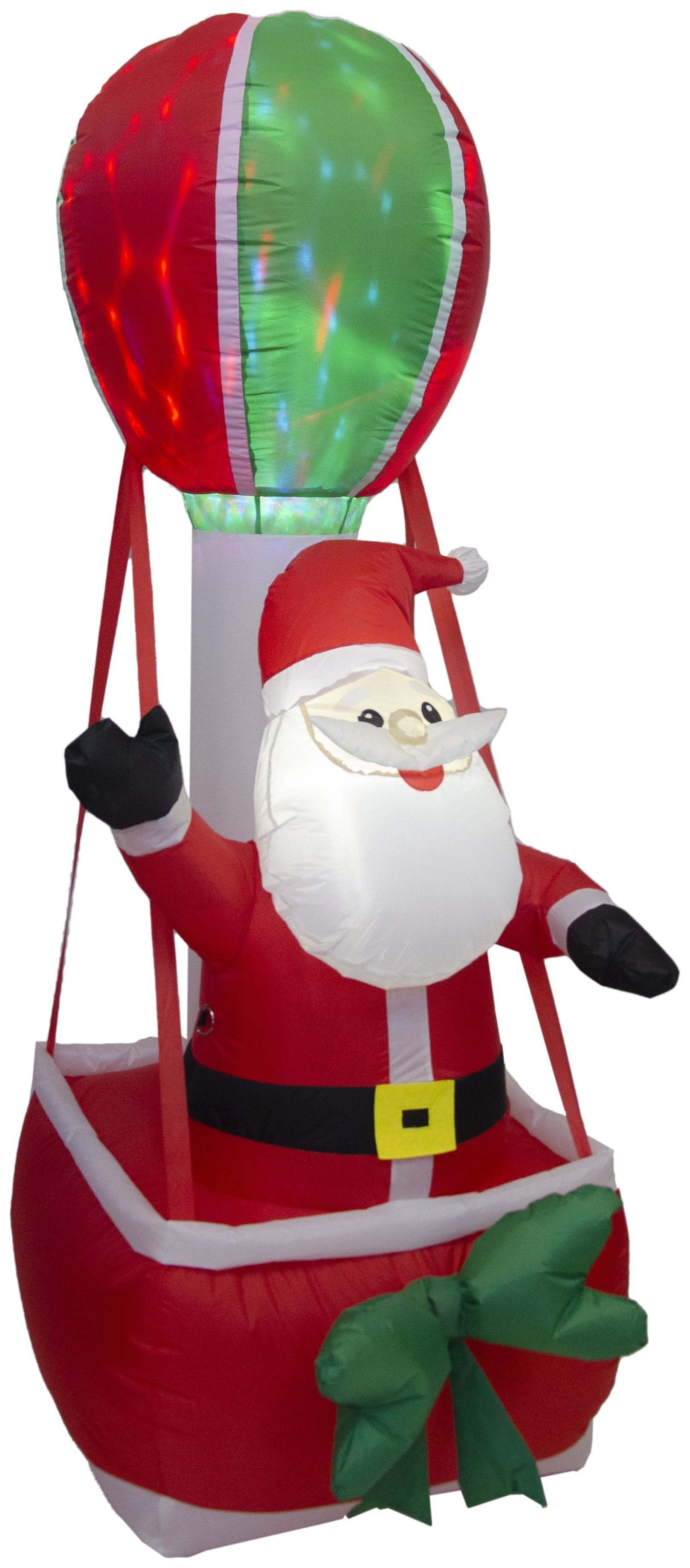 GIOCOPLAST NATALE SP GCP60122475 BABBO CON MONGOLFIERA GONFIABILE 180CM,