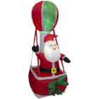 GIOCOPLAST NATALE SP GCP60122475 BABBO CON MONGOLFIERA GONFIABILE 180CM,