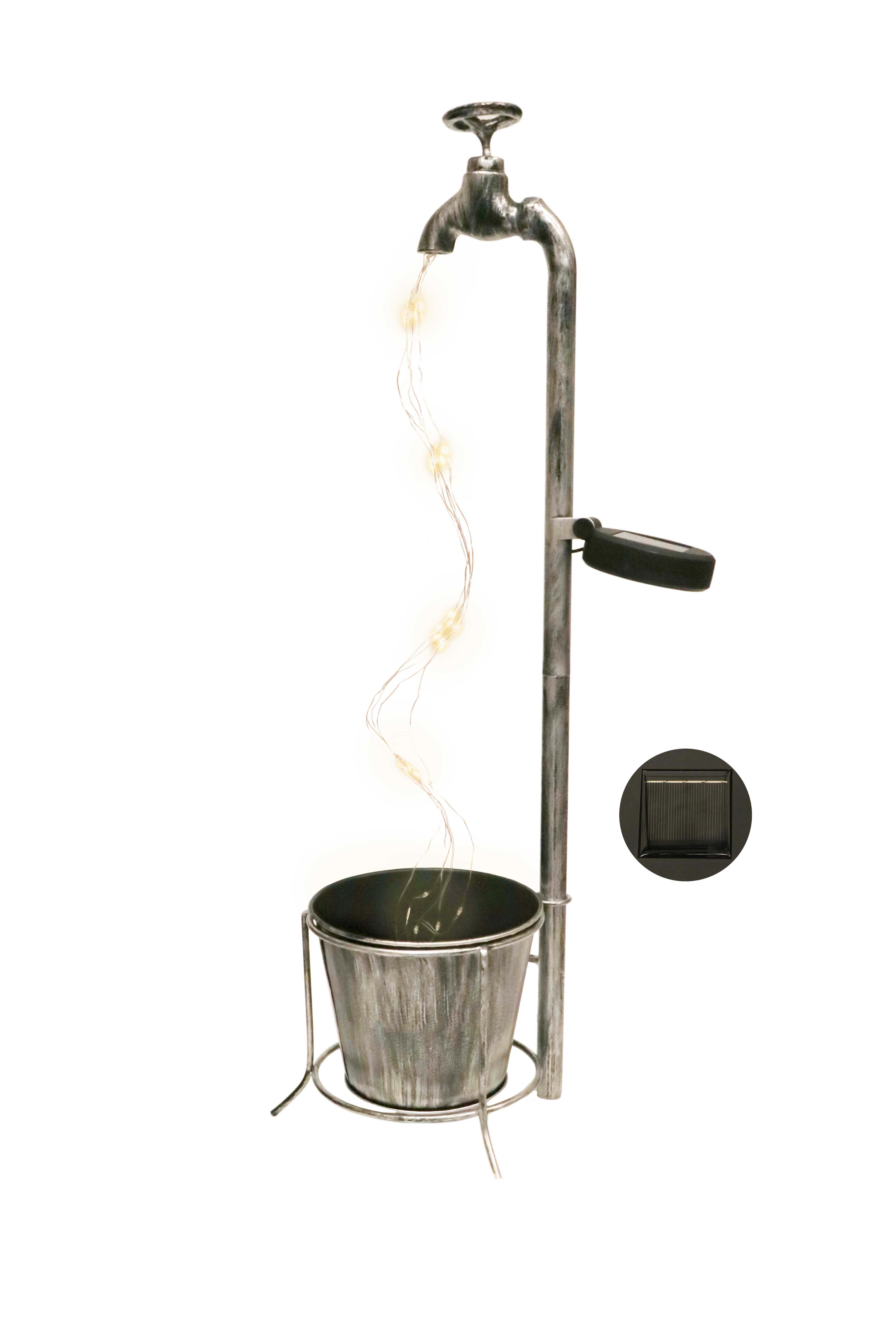 GIOCOPLAST NATALE SP GCP62623286 FONTANELLA 50 CM CON GOCCE DI LED BIANCO