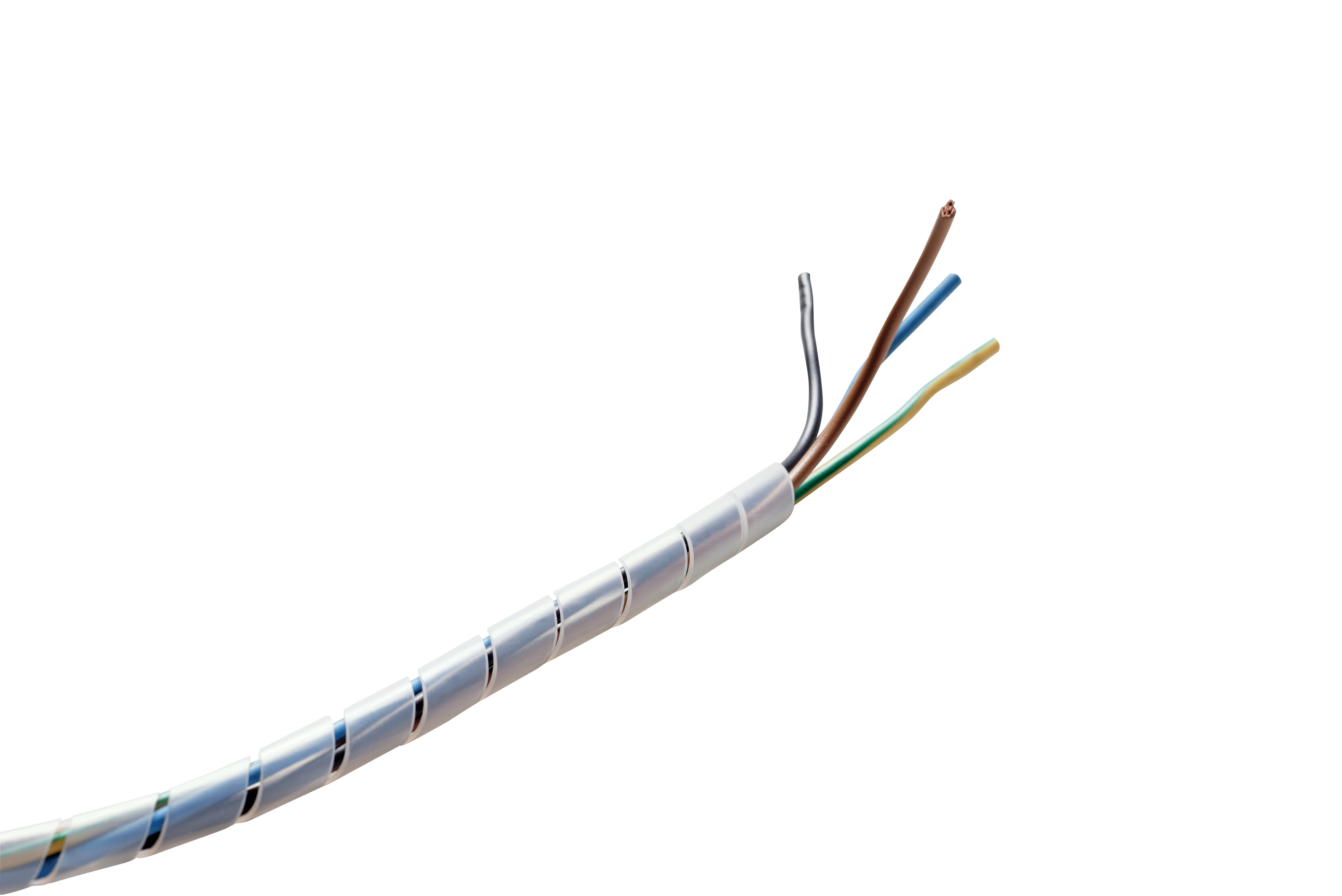 TEKNOMEGA SRL - TKGGSP1005 GUAINA SPIRALINA POLIETILENE TRASP. D10-