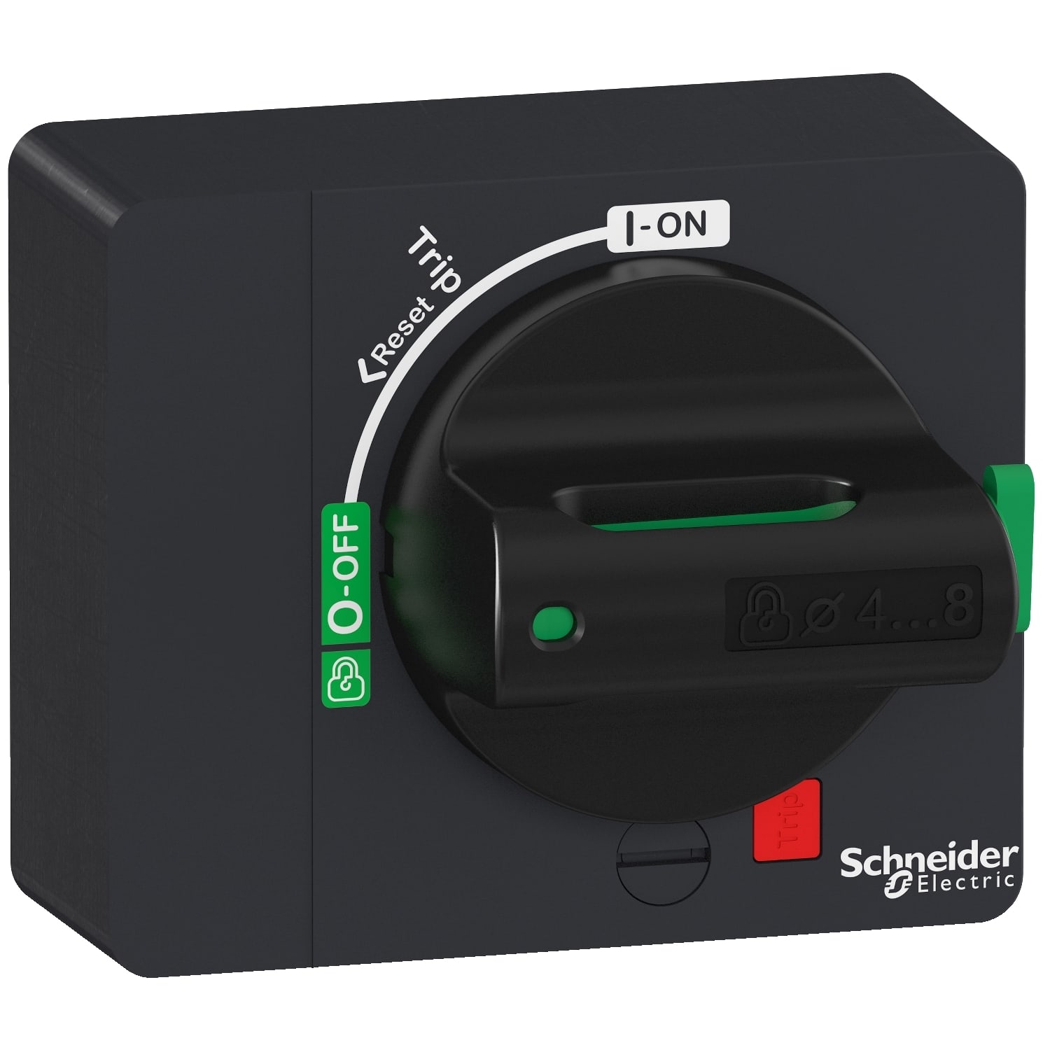 SCHNEIDER ELECTRIC SNRGV4ADN01 MANOVRA ROTATIVA DIRETTA NERA IP40 GV4