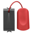 GEWISS - GEWGW12136 PULSANTE UNIPOLARE 250V ac - NA 16A - TIRANTE - 1 MODULO - NERO SATINATO - CHORUSMART