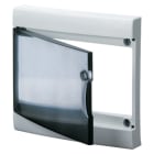 GEWISS - GEWGW40536 PORTA TRASPARENTE FUMÉ CON CORNICE PER FINITURA CENTRALINI STANDARD FRANCESE SENZA PORTA - IP40 - 13 MODULI