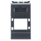 GEWISS - GEWGW30286 CONTENITORE VUOTO PREDISPOSTO PER ALLOGGIAMENTO CONNETTORI - SYSTIMAX COMMSCOPE - 1 MODULO - PLAYBUS
