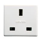 GEWISS GEWGW20208 PRESA 2P+T 13A BRITISH STD CON SCH.SY/WT