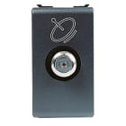 GEWISS - GEWGW30316 PRESA COASSIALE TV/SAT SCHERMATURA CLASSE A - CONNETTORE F FEMMINA - PASSANTE 5 dB - 1 MODULO - PLAYBUS