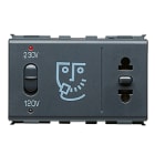 GEWISS GEWGW30711 PRESA PER RASOIO ST.EUROPEO/AMERICANO