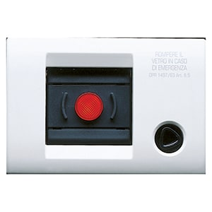 GEWISS - GEWGW32450 PLACCA AUTOPORTANTE PER ASCENSORE - IP40 - BIANCO - PLAYBUS