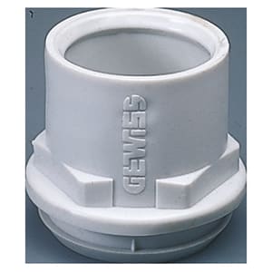 GEWISS - GEWGW50425 RACCORDO TUBO/CASSETTA IN POLIMERO FLESSIBILE - FORO DIAMETRO 37MM - PER TUBO DIAMETRO 32MM - GRIGIO RAL 7035 - IP44