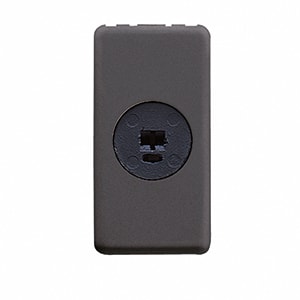 GEWISS - GEWGW21241 PRESA PER ALTOPARLANTI - 1 MODULO - SYSTEM BLACK
