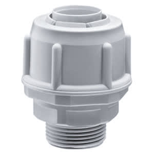 GEWISS - GEWDX56010 RACCORDO FISSO DIRITTO CON PASSO METRICO RUNM - IP54 - DIAMETRO GUAINA 10MM - GRIGIO RAL7035