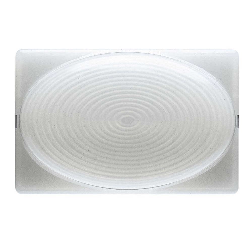 GEWISS - GEWGW20629 LAMPADA SEGNAPASSO CON DIFFUSORE SPORGENTE - 12/24V - GIALLO - 3 MODULI - SYSTEM