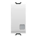 GEWISS - GEWGW10135 PULSANTE 1M 2P NA 16A ILL.SEGN.BIANCO