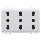 GEWISS GEWGW10209 PR.TRIPLA 2P+T 16A P17-11 BIV.ST.ITA.B.