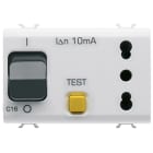 GEWISS - GEWGW10321 PRESA INTERBLOCCATA - 2P+T 16A - P17-P11 - CON INTERRUTTORE MAGNETOTERMICO DIFFERENZIALE 1P+N 16A - 230V ac - 3 MODULI - BIANCO LUCIDO - CHORUSMART