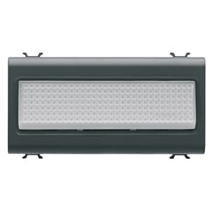GEWISS GEWGW12656 SEGNAPASSO 12VAC/DC-230VAC TRASP.4M NERO
