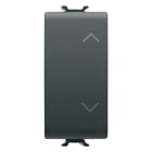 GEWISS - GEWGW12914 PULSANTE ELETTRONICO SOFT-CLICK - DOPPIO - PER INTERFACCE CONTATTI BUS - 1P 2NA/NC PRIVO DI POTENZIALE - 1 MODULO - NERO SATINATO - CHORUSMART