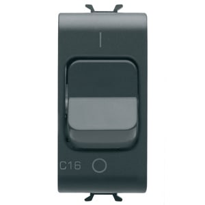 GEWISS - GEWGW12463 INT.AUT.MAGN.1P C16 3KA 230V AC 1M NERO