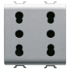 GEWISS - GEWGW14208 PR.DOPPIA 2P+T 16A P17-11 BIV.ST.ITA.T.