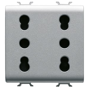 GEWISS GEWGW14208 PR.DOPPIA 2P+T 16A P17-11 BIV.ST.ITA.T.
