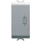 GEWISS - GEWGW14491 PORTAFUSIBILE - 250V ac 16A - 1 MODULO - TITANIO - CHORUSMART