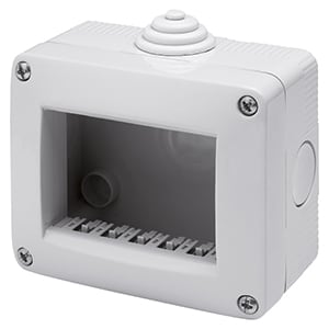 GEWISS - GEWGW16503 CONTENITORE AUTOPORTANTE VUOTO - PROTETTO IP40 3 POSTI - GRIGIO RAL 7035 - CHORUSMART