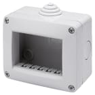 GEWISS - GEWGW16503 CONTENITORE AUTOPORTANTE VUOTO - PROTETTO IP40 3 POSTI - GRIGIO RAL 7035 - CHORUSMART