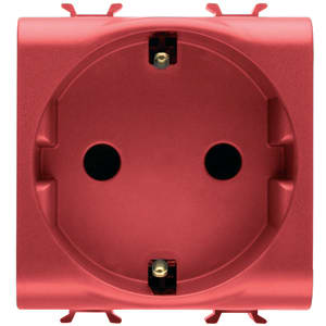 GEWISS GEWGW10351 PR.2M 2P+T 16A+MORS.ST.SPA.ROSSA
