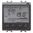 GEWISS - GEWGW12703 CRONOTERMOSTATO INCASSO 2M 230VAC NERO