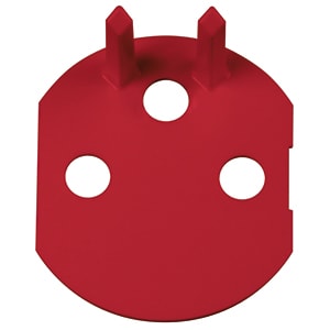 GEWISS - GEWGW10260 ACCESSORIO PRESA FRANCESE PER LINEE DEDICATE - MORSETTI SERRAGGIO FRONTALE - ROSSO - CHORUSMART