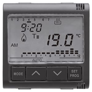 GEWISS GEWGW21827 CRONOTERMOSTATO SYSTEM BLACK