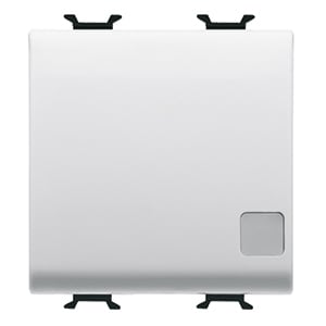 GEWISS - GEWGW10173 PULSANTE 2M 1P NA 16A ILL.SEGN.BIANCO