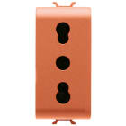 GEWISS - GEWGW10233 PR.1M 2P+T 16A BIV.P17-11 ST.ITA.ARANCIO