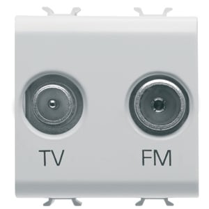 GEWISS GEWGW10381 PRESA TV+FM 2M BIANCO