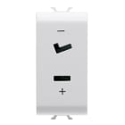 GEWISS GEWGW10452 PRESA SELV 2P 6A 24V POLARIZZATA 1M BIA.