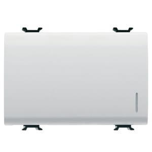 GEWISS - GEWGW10082 DEVIATORE UNIPOLARE 250V ac - 16AX ILLUMINABILE - CON DIFFUSORE - 3 MODULI - BIANCO LUCIDO - CHORUSMART