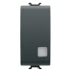 GEWISS GEWGW12005 INTERR.1M 2P 16AX ILL.SEGN.NERO