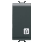 GEWISS - GEWGW12153 PULSANTE 1M 1P NA 16A CAMPANELLO NERO