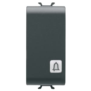 GEWISS GEWGW12153 PULSANTE 1M 1P NA 16A CAMPANELLO NERO