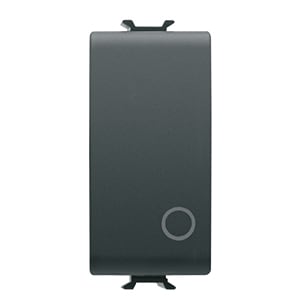 GEWISS - GEWGW12134 PULSANTE 1M 2P NA 16A NERO