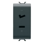 GEWISS - GEWGW12452 PRESA SELV 2P 6A 24V POLARIZZATA 1M NERO