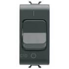 GEWISS - GEWGW12462 INTERRUTTORE AUTOMATICO MAGNETOTERMICO - CURVA C - 1P 10A 230Vac - 1 MODULO - NERO SATINATO - CHORUSMART