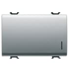 GEWISS - GEWGW14082 DEVIATORE UNIPOLARE 250V ac - 16AX ILLUMINABILE - CON DIFFUSORE - 3 MODULI - TITANIO - CHORUSMART