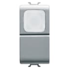 GEWISS - GEWGW14144 PULSANTE 1M 1P NA 16A SPIA TRASP.TITANIO