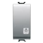GEWISS - GEWGW14151 PULSANTE 1M 1P NA 16A LUCE TITANIO