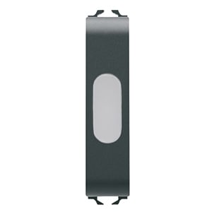 GEWISS GEWGW12641 SPIA DI SEGNAL.TRASPARENTE 1/2M NERO